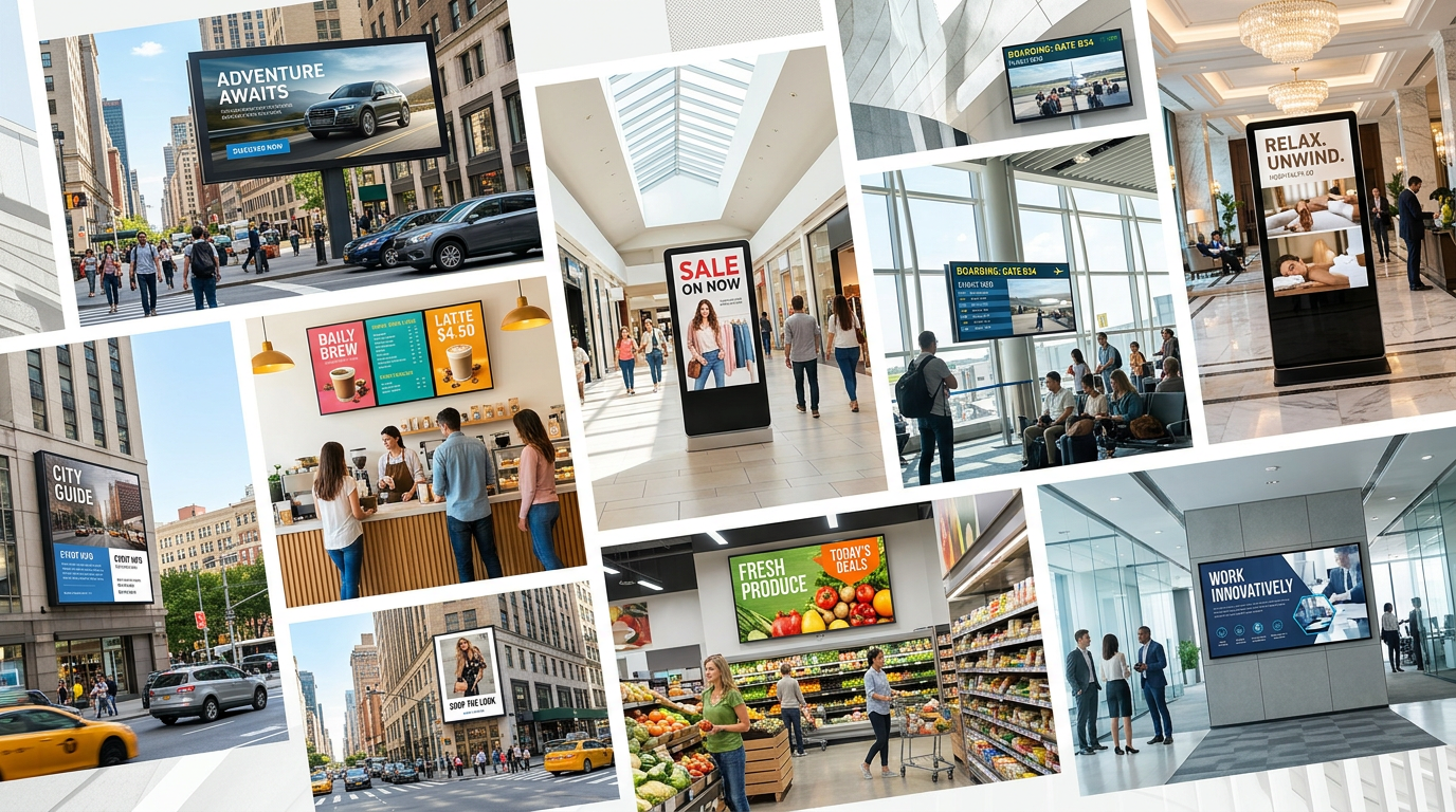 Digital signage network operator